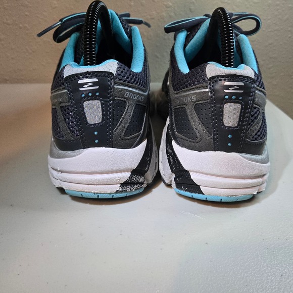 Brooks Addiction 12 Gray Blue Athletic Running Shoes Women's Size 8.5 B Sneakers - Picture 3 of 8